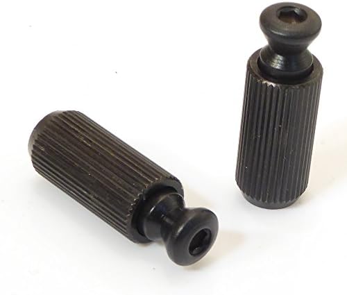 2x Floyd Rose Guitar Tremolo hinge posts 10mm diameter 7mm thread in black