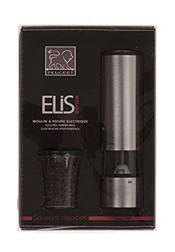 Peugeot Pfeffer- und Salzmühle Set „Elis Sense“ Edelstahl elektrisch, uSelect, 20 cm, mit Licht und Sensor-Automatik - 4