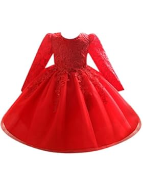 Baby Kleid Huhu833 Blume Baby Mädchen Prinzessin Kleid Brautjungfer Pageant Kleid Geburtstag Party Brautkleid