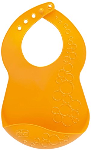 Chicco Schildlätzchen mit Auffangschale, Halsweite variabel, 6+ Monate