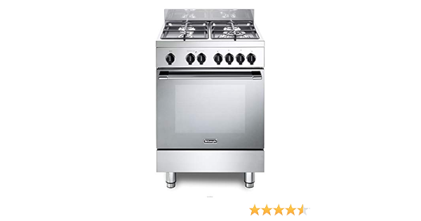 Cucina a gas con forno elettrico, N° 4 Fuochi, 60x60 cm, colore Inox, Linea  Gemma GEMMA 66 M2 ED : Amazon.it: Grandi elettrodomestici