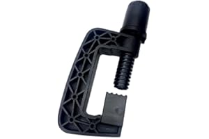 NORMICHIC Accesorios de soporte de clip de fijación para volante Logitech G25 G27 G29 G920 G923, pieza de repuesto para volante de juego de carreras Driving Force GT abrazadera fija (negro)