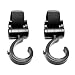NuoYo Stroller Hook Can be 360-Degree Rotation Flexible Adjustment of Direction Maximum Weight 3kg 2 Pack Black