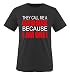 Produktbild THE BIG BANG THEORY - THEY CALL ME A GENIUS BECAUSE I AM ONE! Herren T-Shirt in Schwarz / Weiss-Blau Gr. L