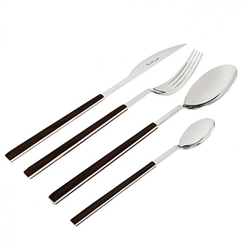 Preisvergleich Produktbild Sushi King Pinti Design Ebenholz Besteck 24-teilig edel