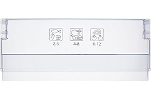 ensipart Gefrierfachklappe für Gefrierschrank kompatibel mit beko 5906370700 transparente Klapptüre oben