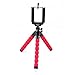 Produktbild Kentop Kamera Ständer für Digital Kamera, Actions Cam Go Pro, Handy Stativ Flexibel Leichtes Outdoor Handy Dreibein Halter für iPhone, Samsung, Huawei und Andere Smartphone (Rot)