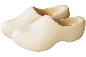 Gevavi Unisex-Erwachsene Holländische Holzschuhe, Holzpantinen V.V. Clogs