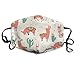 Produktbild Fashion Outdoor Reusable Mouth Mask, Face Masks with Design, Mouth Mask Llama On A Cloud Anti-dust Polyester Face Mask Unisex
