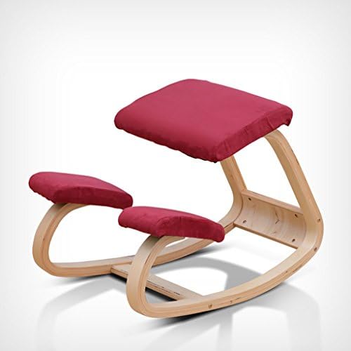LHby Solid Wood Correct The Sitting Posture Kneeling Chair Riding A Chair Yoga Computer Chair Barstools (Color : C)