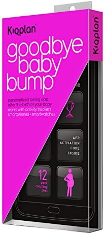 FitbugKiqplan "Goodbye Baby Bump" 12 Week Digital Coaching System Compatible with Smartphones, Smart Watches and Activity Trackers Including Fitbug, Jawbone, Misfit, Nike, Fitbit, Withings and Samsung Devices