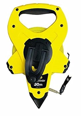 Stanley 2-34-777 Mesure 100 m x 12,7 mm Ruban en fibre de verre Powerwinder