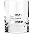 Nutcase Whiskey Glass with 30, 60 ML Mark for Whisky Scotch Single Malt Lovers - Director Writer Producer - Filmy Bollywood Gifts