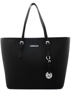 Tom & Eva 6288F TE-Jet Set Travel Damen Handtasche Schwarz