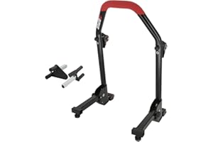 ‎SEFIS MOTO SEFIS M20U Motorradständer Set Vorderrad Motorradheber Serviceständer Front Motorrad montageständer vorne Motorrad ständer Set Motorrad aufbocken klappbar (2in1)