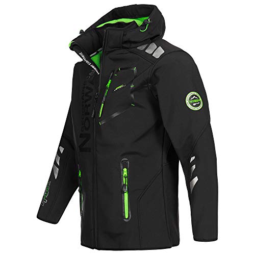 Geographical Norway 90G3 Vantaa Herren Softshell Jacke Schwarz Gr. L