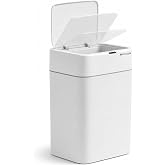 Mega Boy 22 Litre Otomatik Hareket Sens&ouml;rl&uuml; &Ccedil;&ouml;p Kovası, Banyo &Ccedil;&ouml;p Kovası, &Ccedil;ocuk Odası &Ccedil;&ouml;p Sepeti, &Ccedil;&ouml;p Kutusu, (2 adet 1.5 V A