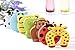 TRIXES C-Shaped Foam Door Guard Anti-Slam Animals 4 Pack