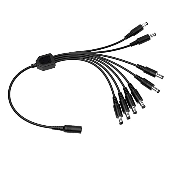 QBM DC 1 Female to 8 Male Power Splitter Cable Review: Must-Have CCTV Accessory