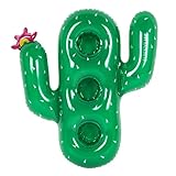 Sunnylife - Soporte para Vasos Hinchable con Forma de Animal para Bebidas, Cactus, Talla única