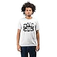 Revind.442 Red Hot Chili Peppers Music Band in Black & White Men's 100% Cotton Round Neck T-Shirt