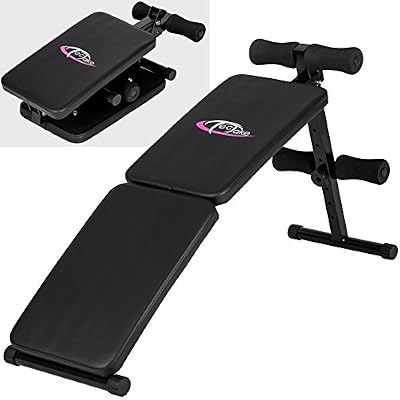 TecTake Banc de musculation pour muscles abdominaux appareil de fitness sport pliable