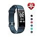 Produktbild Letsfit Fitness Tracker mit Pulsmesser Fitness Armband Wasserdicht IP67 Schrittzähler Uhr Pulsuhren Smart Armband Uhr Aktivitätstracker mit Schlaf Monitor Kompatibel mit Android iOS Smartphone