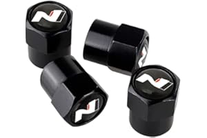 BOERNISEN 4 StüCk Auto Ventilkappen Autoventil Kappe, FüR Hyundai EON Getz H-1 Ioniq Kona Lafesta Matrix Palisade Solaris Tuscani HB20 Wasserdicht Staubdicht SchutzzubehöR