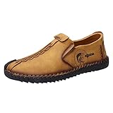  Highdas Herren Echtleder Schnürschuhe Business Halbschuhe Mokassins Freizeit Schuhe Lederschuhe Schnürschuhe Sneaker 6 Farben 38 39 40 41 42 43 44