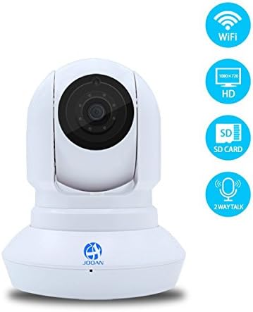 JOOAN 720P Home Wi-Fi IP Camera Baby/Pet Monitor with 2 Way Audio Pan/Tilt Remote Control Smart Home Camera