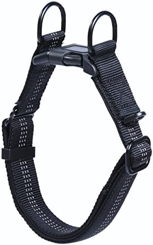 Pawstory tactical nylon soft dog collar, adjustable dog collar for medium/large dogs