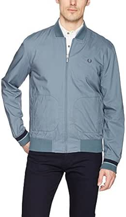 fred perry blue bomber jacket