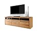 Produktbild trendteam ZO32065 TV Möbel Lowboard, BxHxT 178 x 59 x 50 cm, Korpus Kernbuche Nachbildung und Fronten in Kernbuche massiv