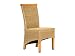 Produktbild massivum Stuhl Milano 46x96x57 cm Rattan braun lackiert