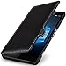Price comparison product image StilGut Book Type with Clip, Genuine Leather Case, Cover for Microsoft Lumia 950 XL / 950 XL Dual SIM, Black Nappa