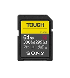 Sony 64 GB Tough High Speed sdxc UHS-II G300 SD Card (SF-G64T)