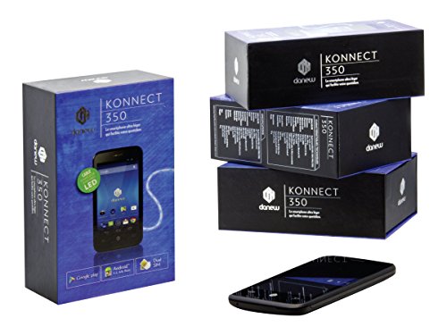 Danew Konnect 350 Smartphone Wi-Fi Android 4 2 Jelly Bean 4 Go Noir