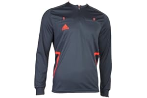 Adidas Referee Jersey Long sleeve Herren Schiedsrichtertrikot Schiedsrichter Shirt Trikot Formotion ClimaCool Fussball Fußball JSY LS Formotion longsleeve Männer grau 46 S