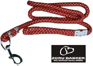 ZORU BABKER 9MM PP Dog Leash with Brass Hook