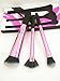Allenboycollected Professional Pink 3pcs Real RT Makeup Brushes, sculpting set Synthetic Soft Hair Portable Brushes Face Foundation with Retail box