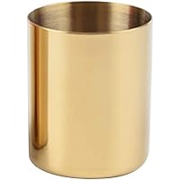 Cratone Stiftehalter Gold Make-up Pinsel Halter Blume Vase Desktop Storage Container für Haus Büro 10 * 8cm gold