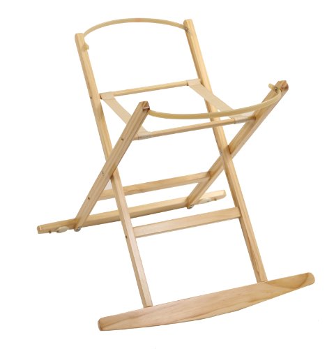 Dormouse Rcoking Folding Moses Basket Stand (Natural)