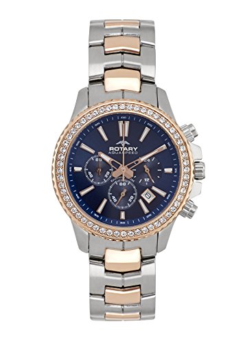 Rotary Ladies'Watch Chronograph Quartz Stainless Steel Coated Aquaspeed ALB00087 / C/05