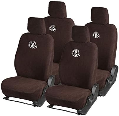 Gursudarshan GS Cotton Towel Car Seat Cover for Mahindra Logan (Coffee).