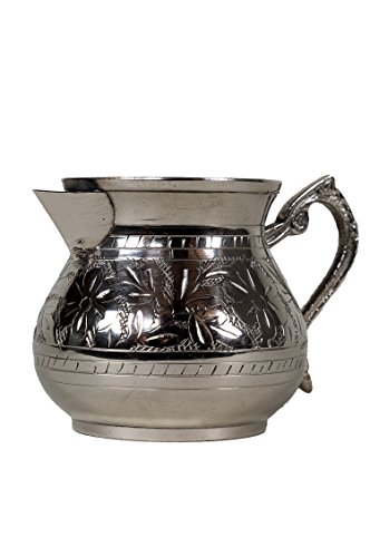 Preisvergleich Produktbild Orientalische Milchkanne Silberfarbig Asrar