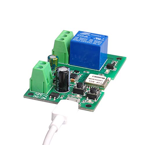 Ulable Module de Commutation sans Fil Auto-bloquant 5-32V DIY pour Alexa Nest