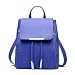 Produktbild Sccarlettly Schule Rucksack Rucksack Summer Wind Wind Rucksack Notebook Rucksack Vintage Casual Jugendliche Notebooktasche Daypacks (Color : Deep Blue, Size : One Size)
