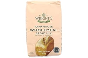 WRIGHTS BAKING Wright's Baking Farmhouse Wholemeal Bread Mix 500g (Pack of 5)