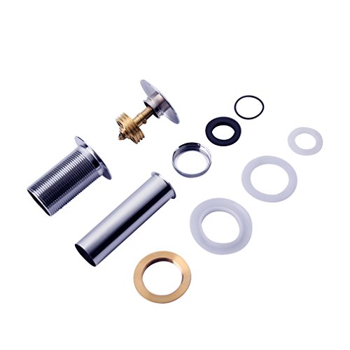 BONADE® Chrom Universal Ablaufventil Ablaufgarnitur ohne Überlauf POP UP Ventil für Waschtisch oder Waschbecken - 8