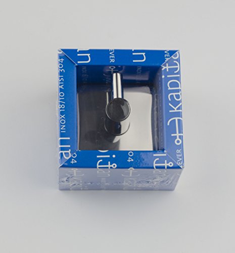 Kapitan Quattro Handtuchhaken Ohne Bohren Quadratischer Stil 18/10 Edelstahl Wandmontage Made in der EU, 20 Jahre Garantie - 8